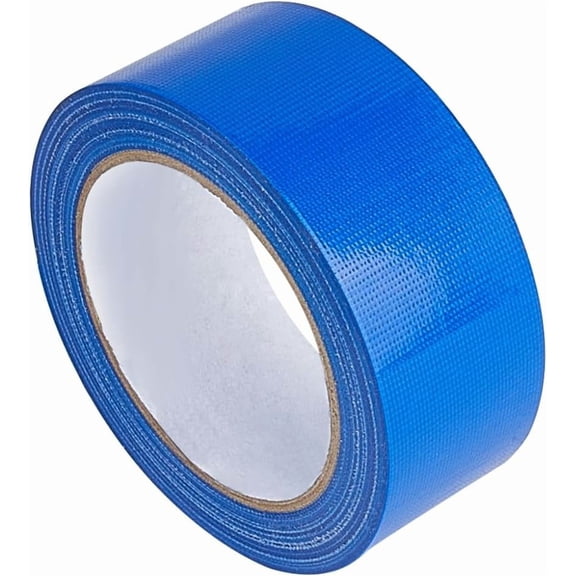 1roll Adhesive Patch Tape Floor Marking Tape for Fixing Carpet Clothing Patches Blue 44x0.2mm 20m/roll
