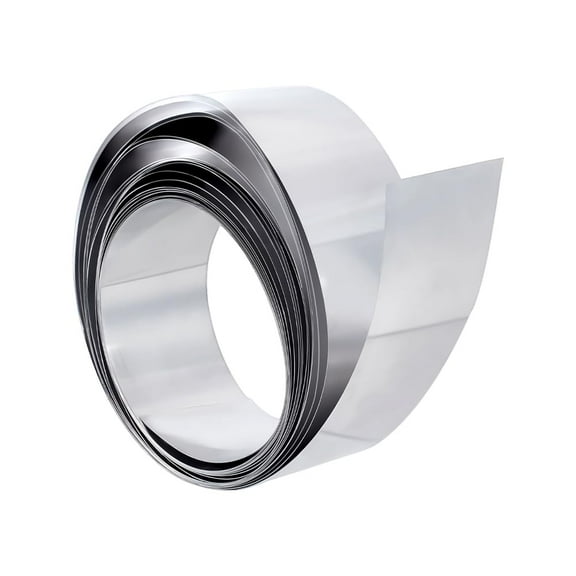 1roll Aluminum Wire Flat Craft Wire Bezel Strip Wire for Cabochons Jewelry Making Raw(Unplated) 50x0.2mm about 16.40 Feet(5m)/Roll