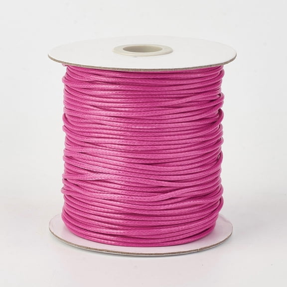 1roll Eco-Friendly Korean Waxed Polyester Cord Camellia 0.5mm about 169.51~174.98 Yards(155~160m)/Roll