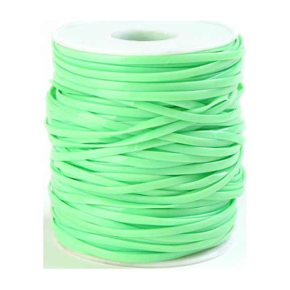 1roll Flat PVC Cords for Jewelry Making Green 2.3mm about 50 yards/roll 1roll