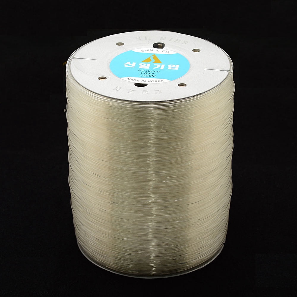1roll Korean Elastic Thread Round Stretch Bracelet String Clear 1mm about 1093.61 yards(1000m)/roll