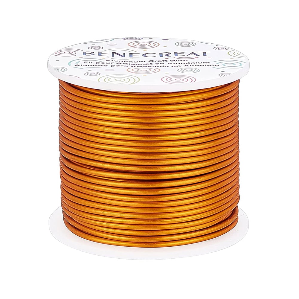 Wire Matte 1roll Matte Round Aluminum Wire Coral 12 Gauge 2mm 30m/roll - Walmart.com