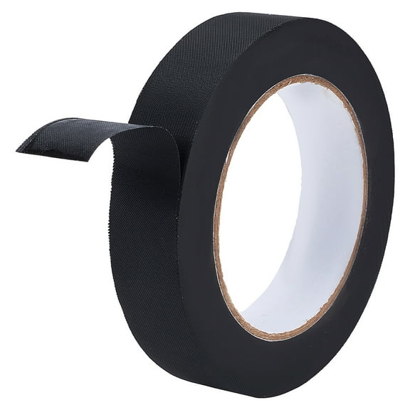 1roll Nylon Adhesive Tape bag Shoe Bookbinding Repair Tape Black 24~25.5x0.2mm 45m/roll Nylon