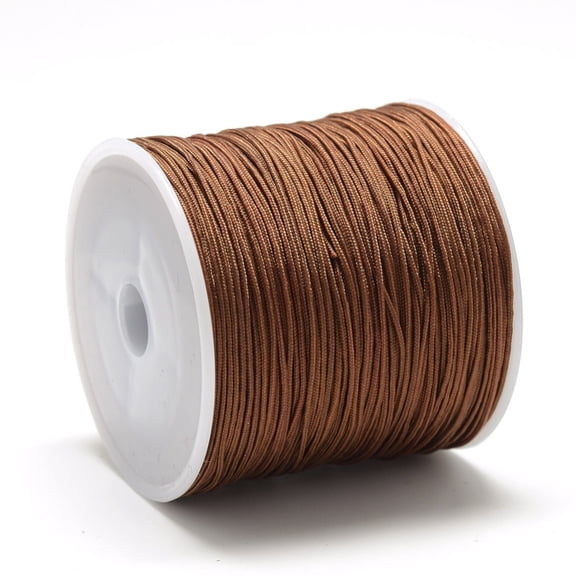 1roll Nylon Thread Chinese Knotting Cord 0.8mm about 109.36 yards(100m)/roll