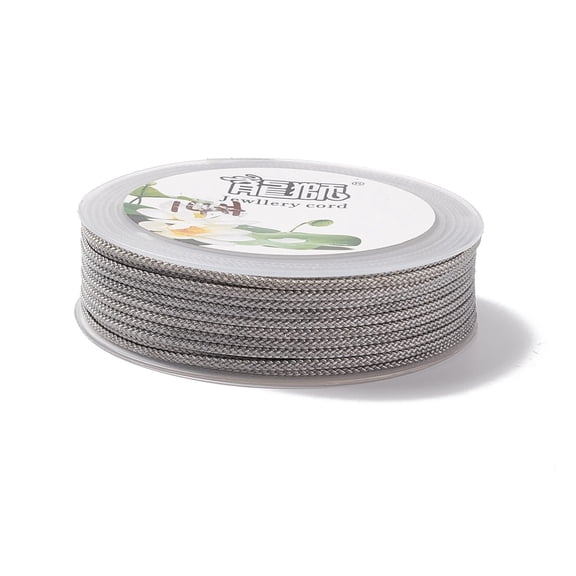 1roll Nylon Threads Dyed Knotting Cord for Chinese Knotting Crafts and Jewelry Making Dark Gray 1mm about 21.87 Yards(20m)/Roll