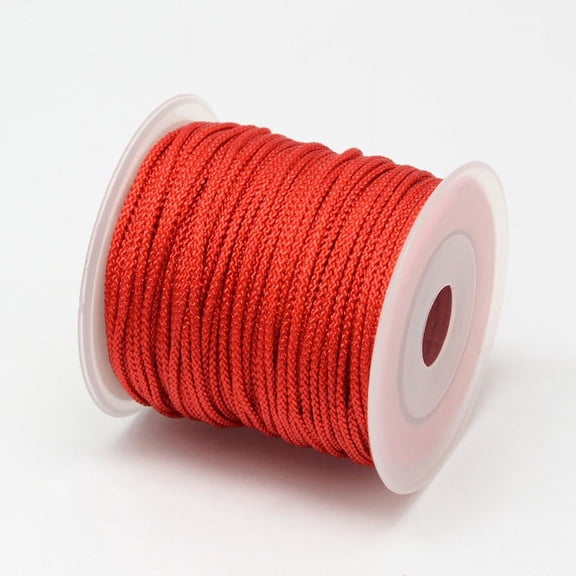 1roll Nylon Threads Red 2mm 25.15 yards(23m)/roll