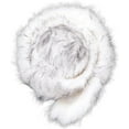 thumbnail image 1 of 1roll Polyester Artificial Wool Fabric for Craft Festive Garment Decoraions Rectangle White 70mm 1.8m/roll, 1 of 9