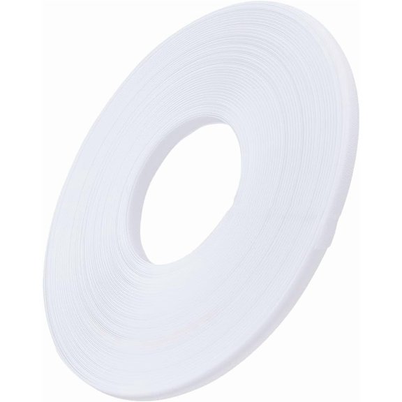 1roll Polyester Boning Sewing Wedding Dress Fabric DIY Sewing Supplies Accessories White 9.5x0.8mm 37 yards/roll DIY