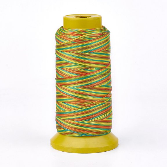 1roll Polyester Thread for Custom Woven Jewelry Making Colorful 1mm about 230m/roll