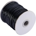thumbnail image 1 of 1roll Waxed Polyester Cord Black 3mm about 47yards/roll, 1 of 5