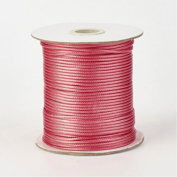 1roll Waxed Polyester Cord Indian Red 2mm about 90yards/roll(80m/roll)