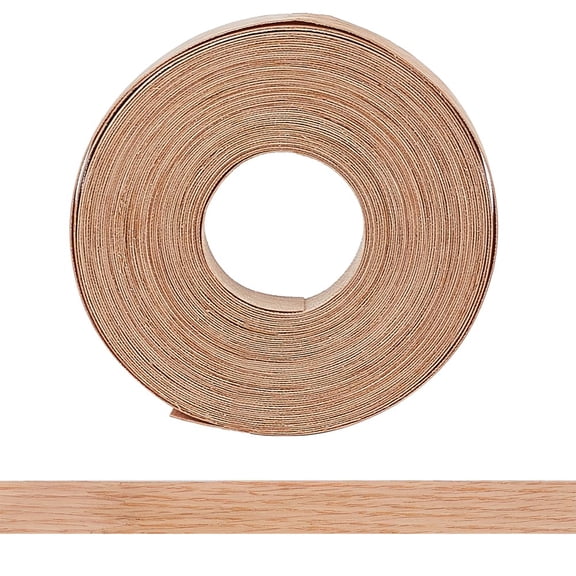 1roll Wood Flat Sealing Strip Pressure Sensitive Adhesive for Door Gap Window Gap Sound and Light Innsulation Wheat 19mm 15m/roll for DIY