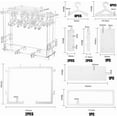 thumbnail image 1 of 1set 1 set Earring Display Stand Holder Acrylic Earring Organizer Holder Rack Transparent Jewelry Display Stand with 8pcs Coat Hangers for Women, 1 of 9