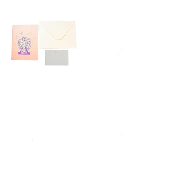 1set 1 set Rectangle 3D Pop Up Paper Greeting Card with Paper Card and Envelope Valentine's Day Wedding Birthday Invitation Card Tree 200x150x3mm Open: 200x300x120mm
