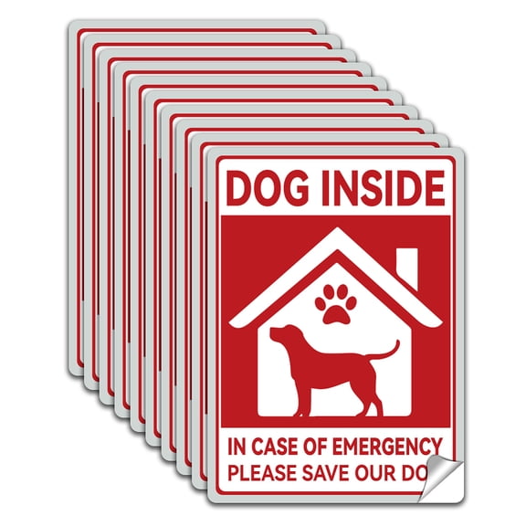 1set 10 Sheets PVC Self-Adhesive Identification Cable Label Pasters Waterproof Writable Cord Wire Label Tags and Identification Red 13x18cm