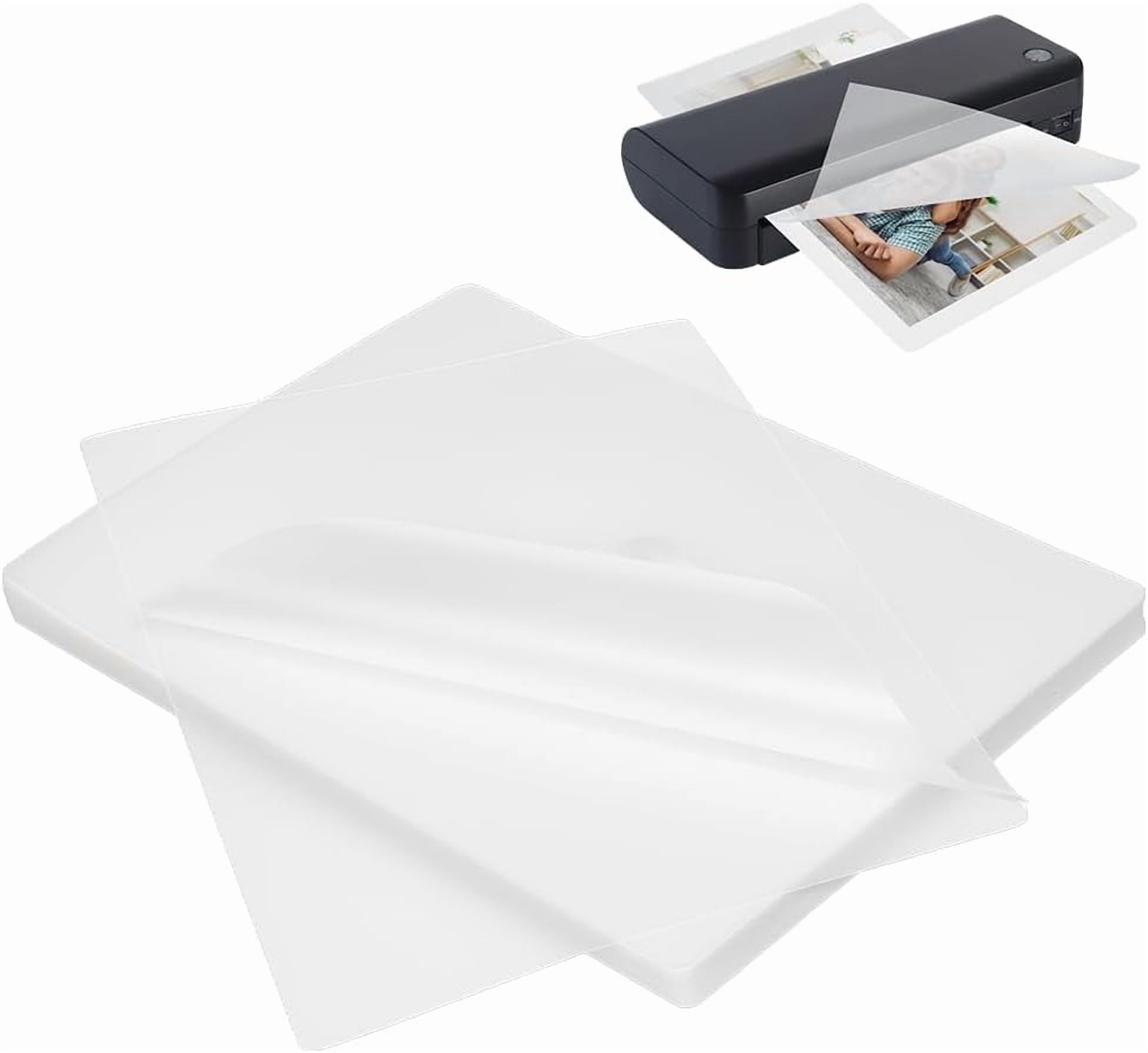 1set 100Pcs Plastic Laminating Pouches Thermal Laminating Sheets Photo Protecting Sheets for Photos and Notes 10.35x8.43x0.004 inch Clear