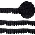 thumbnail image 1 of 1set 10M Polyester Ruffled Trimming for Clothes Lolita Costume Accessories Black 1-5/8 inch(40mm), 1 of 9
