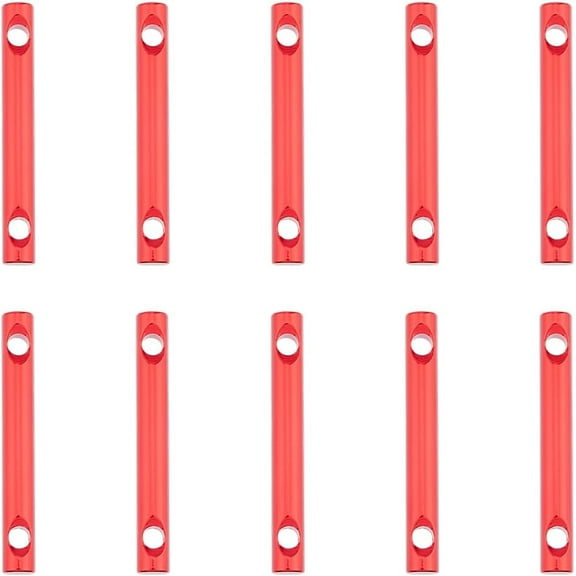 1set 10Pcs Aluminum Alloy Rope Adjuster Tent Rope Tensioner Red Guyline Cord Fasteners Tent Rope Adjusters Tent Line Cord for Camping Accessories Hiking Outdoor Red