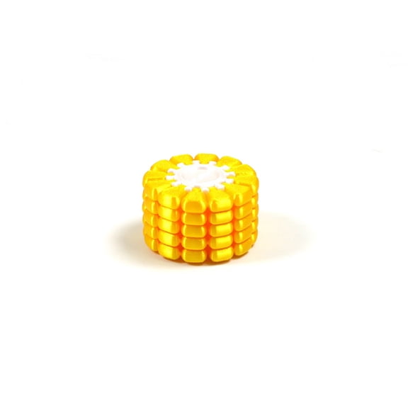 1set 12 Pieces Moderate Bright Golden Size: 8*5*3cm 3D Printed Corn Puzzle Tetris 3D Puzzle Simulation Assembled Corn Educational Stall