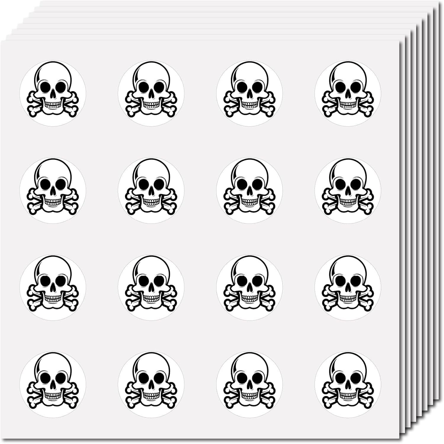 Peacoblue 240 stuks waterdichte zelfklevende stickers 2,54 x 2 cm kroon voor scrapbooking planner kalender dagboek cadeau decor envelop zegels klaslokaal beloningen, leuke vinylstickers voor studenten