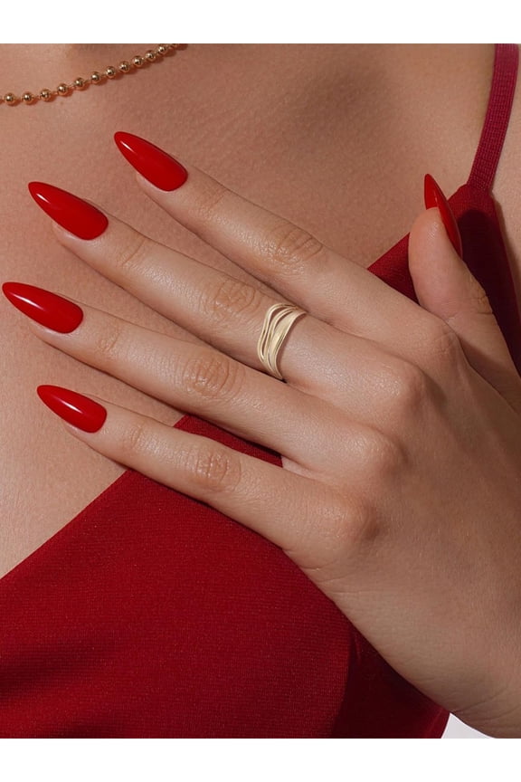 1set 1Pcs Stainless Steel Wave Open Cuff Ring Wire Wrap Stacking Ring for Women Festival Elegant Gifts Jewelry for DIY Stainless Steel Color