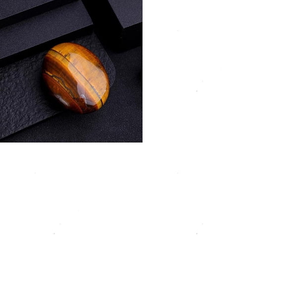 1set 1pc Tiger Eye Sculpture Display Decorations for Home Office Desk Decoration. Oval 45x35mm
