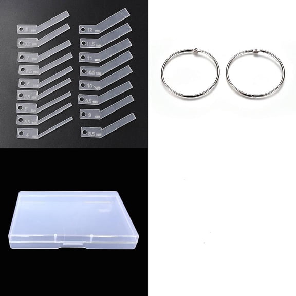 1set 1set Acrylic Laser Focal Length Measuring Ruler Clear 69~70x11.5~69x2.5~3mm Hole: 5mm Acrylic