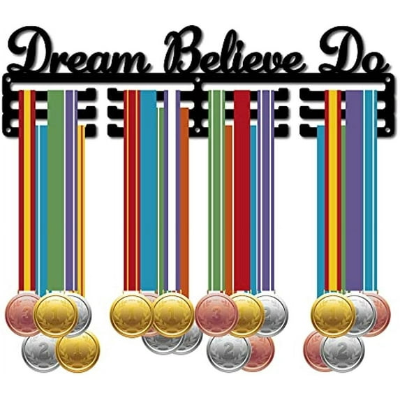 1set 1set Medal Holder Display Hanger Rack Sports Awards Metal Holder Rack Wall Mounted Stainless Steel Metal Hanging