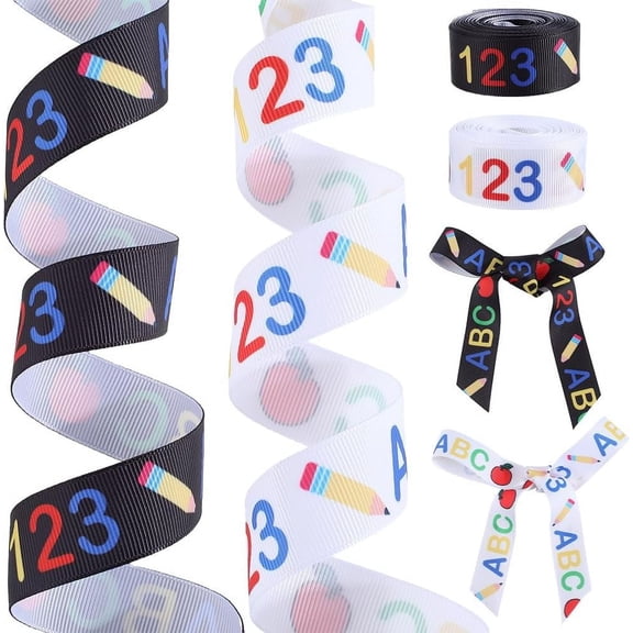 ABC Ribbon for Crafts and Gift Wrapping