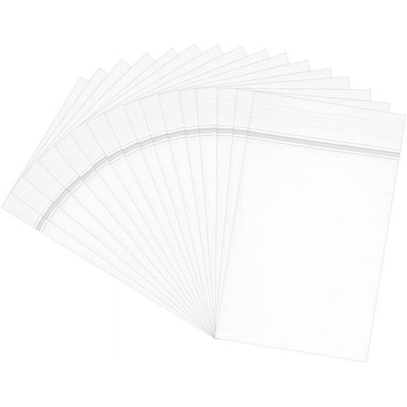 1set 200 pack 3 Mil Clear Resealable Heavy Duty Plastic Reclosable Zipper Bags - 1.5" x 2.5"(4 x 6cm) for Food Craft Storage