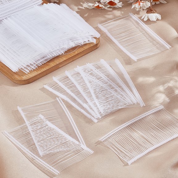 1set 2000pcs PP Garment Clothing Price Tag Label Standard Tagging Barbs Standard Tagging Fasteners White 5.2x0.8cm