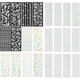 thumbnail image 1 of 1set 24 Sheets Holographic Stickers Photocard Sticker Packs PET Small Snowflake Cloud Self Adhesive Decals Decoration for Planner Journals Scrapbooking Phone Case Calendars Album DIY Arts, 1 of 8