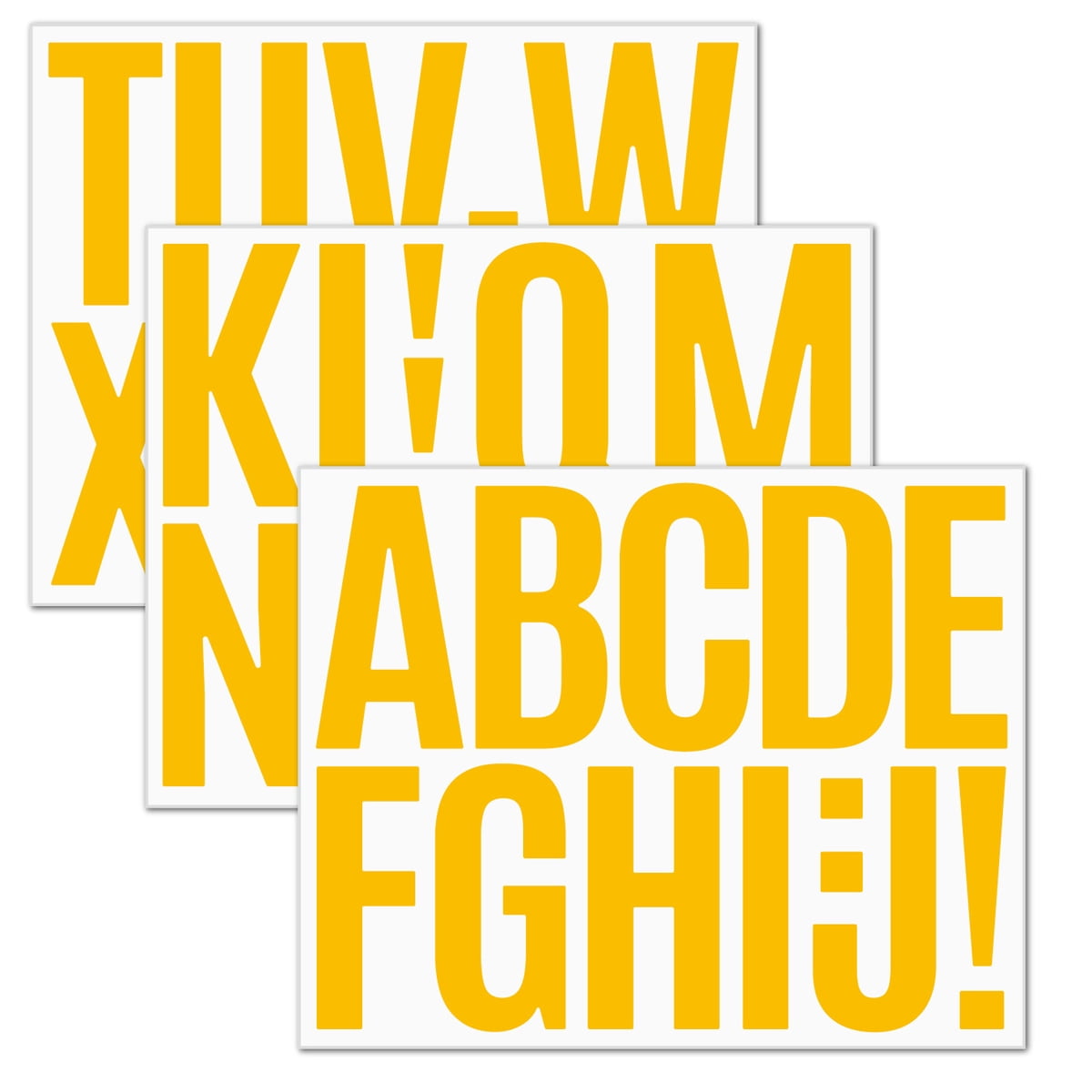 1set 24 Sheets Large Letter Stickers, 4 Inch Bulletin Board Letters ...
