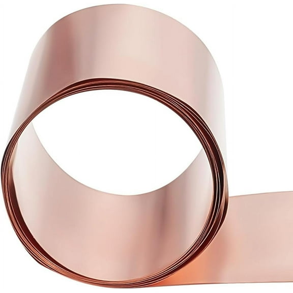1set 2M Copper sheet rolls Raw(Unplated) 100x5x0.005cm