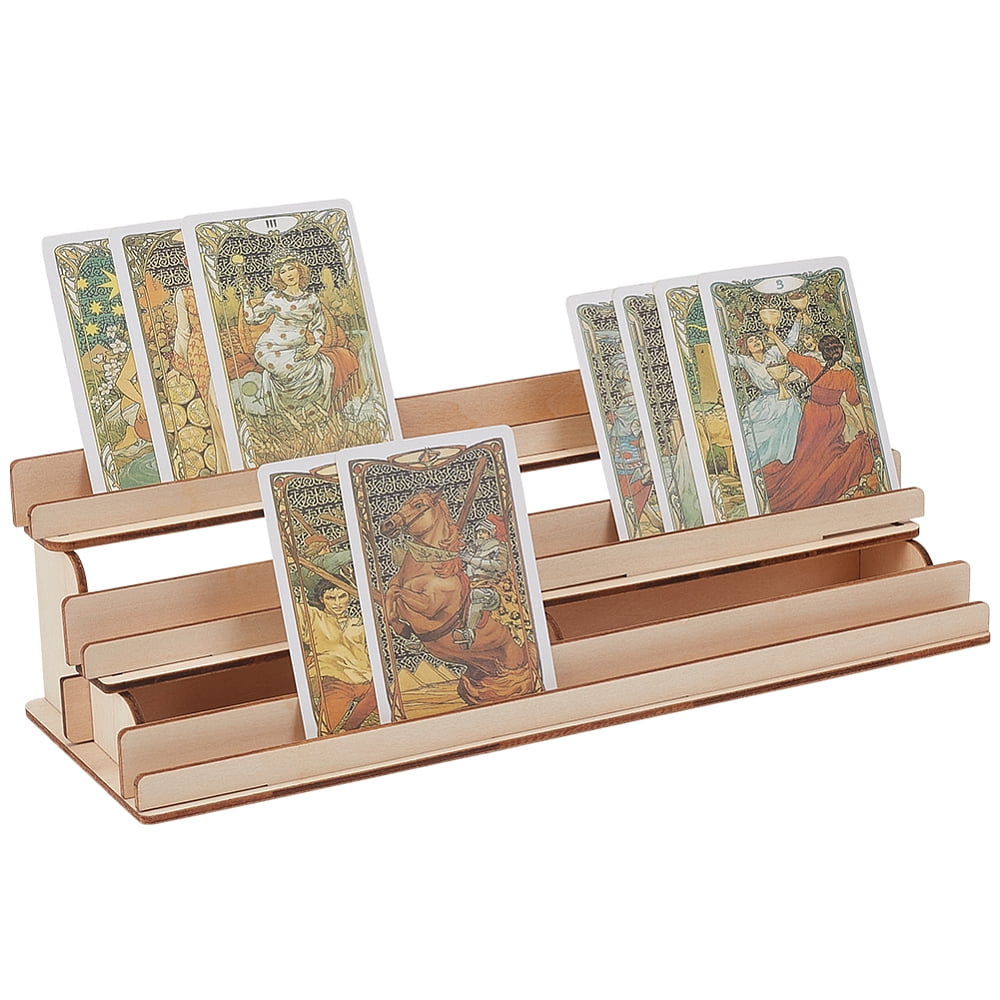 1set 3-Tier Wood Display Riser Stands for Jewelry Display Cards ...