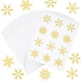 thumbnail image 1 of 1set 300Pcs Gold Snowflake Stickers Mini Christmas Decals Bulk Plastic Self Adhesive Holiday Xmas Snowflakes Labels Decal Sticker for DIY Crafts Party Envelopes Greeting Cards Scrapbooking Decor, 1 of 5
