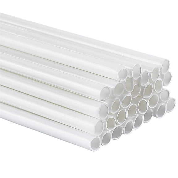 1set 30pcs ABS Plastic Round Tube for Sand Table Architectural Model Making White 250x4mm 2.5mm inner diameter