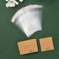 thumbnail image 1 of 1set 30pcs Square Paper Earring Display Cards Jewelry Display Card for Earring Showing with 30pcs OPP Cellophane Bags Peru Card: 5x5cm, 1 of 3