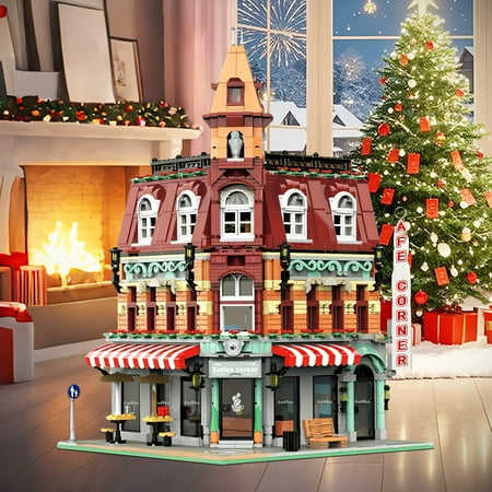 1set 3Styles European Architecture Mini Building Blocks, Creative City Street Landscape Assembly Toy, Modular Buildings, Modular Home, 3 Levels Modular Architecture, Home Decoration(2000Pcs)