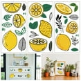 thumbnail image 1 of 1set 3pcs PVC Waterproof Decorative Stickers Self Adhesive Decals for Furniture Decoration Lemon 15x30cm, 1 of 8