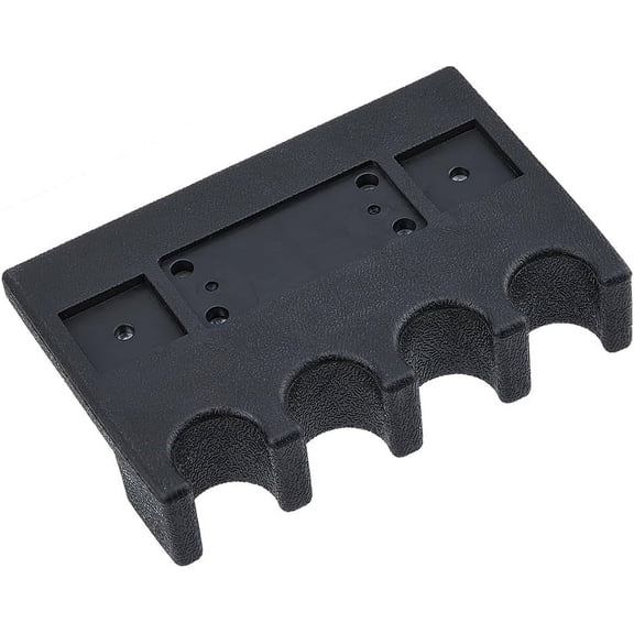 1set 4 Cue Pool Stick Holders Self Adhesive Plastic Billiard Cue Stick Rack Pool Cue Claw Cue Rest Cue Stick Holder for Table 92x140x31mm Black