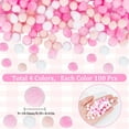 thumbnail image 1 of 1set 400pcs Small Pink Pompoms Fuzzy Balls Bulk Valentine's Day 10mm Mini Pom Pom Ball Soft Round Fluffy Puff Cat Kitten Googly Pom Poms for Art Crafts Garland Party Decor Supplies, 1 of 5