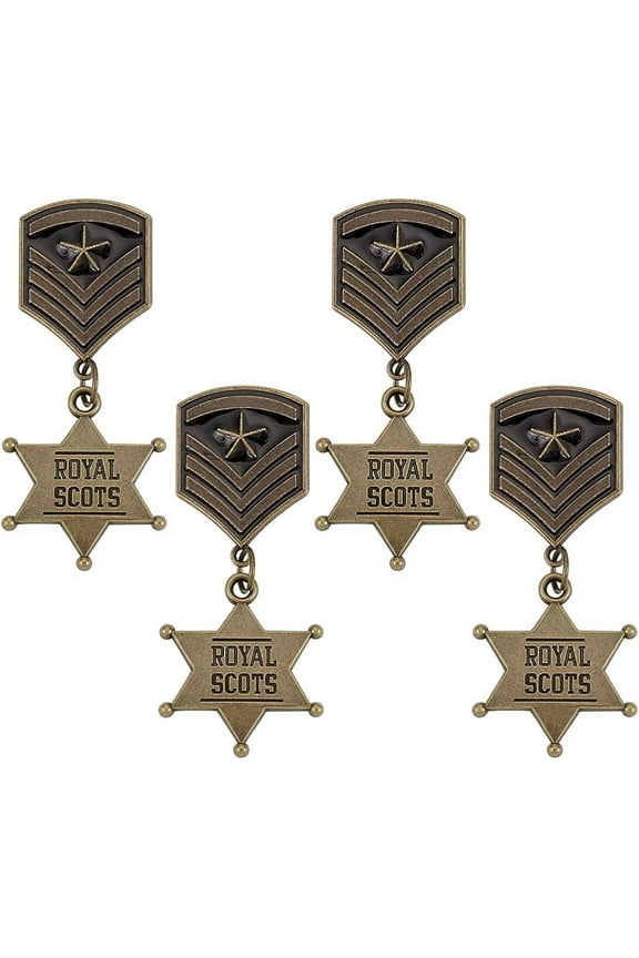 1set 4pcs Enamel Pins Zinc Alloy with Iron Badge for Backpack Clothes Star 70x29x2mm