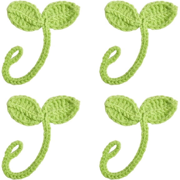 1set 4pcs Polyester Hanging Pendant Decorations Leaf 150x70x4mm