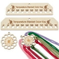 thumbnail image 1 of 1set 4pcs Wood Thread Winding Boards Floss Bobbin Thread Organizer Card for Cross-Stitch BurlyWood 54x50x3mm Sewing Storage, 1 of 6