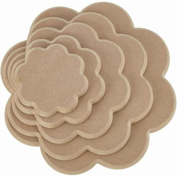 1set 5pcs 5 styles Wood Boards Ceramic Clay Drying Board Ceramic Making Tools Flower 115~300x15mm 1pc/style
