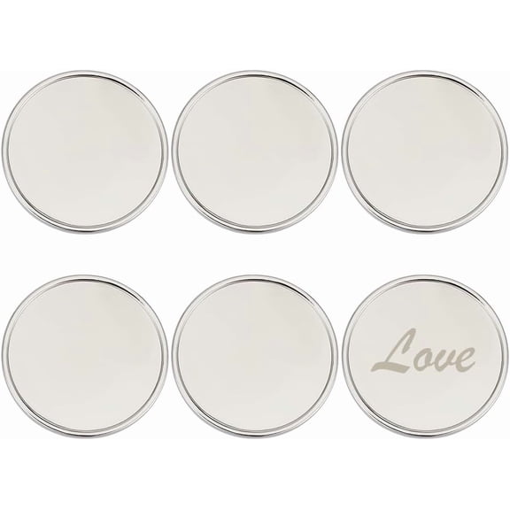 1set 6pcs Zinc Alloy Coin Flat Round 40x3mm