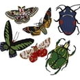 thumbnail image 1 of 1set/6pieces Butterfly Insects Embroidery Applique Fabric Patches Badges DIY Craft for Jeans Clothes Decorated Sewing, 1 of 9