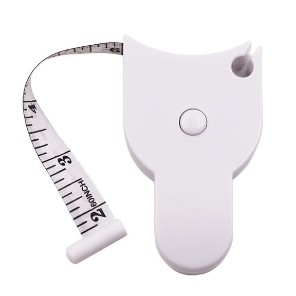 1set 70mm Skinfold Body Fat Caliper Set with Measure Tape Body Fat Monitors Body Fat Tester Skinfold Measurement accessory