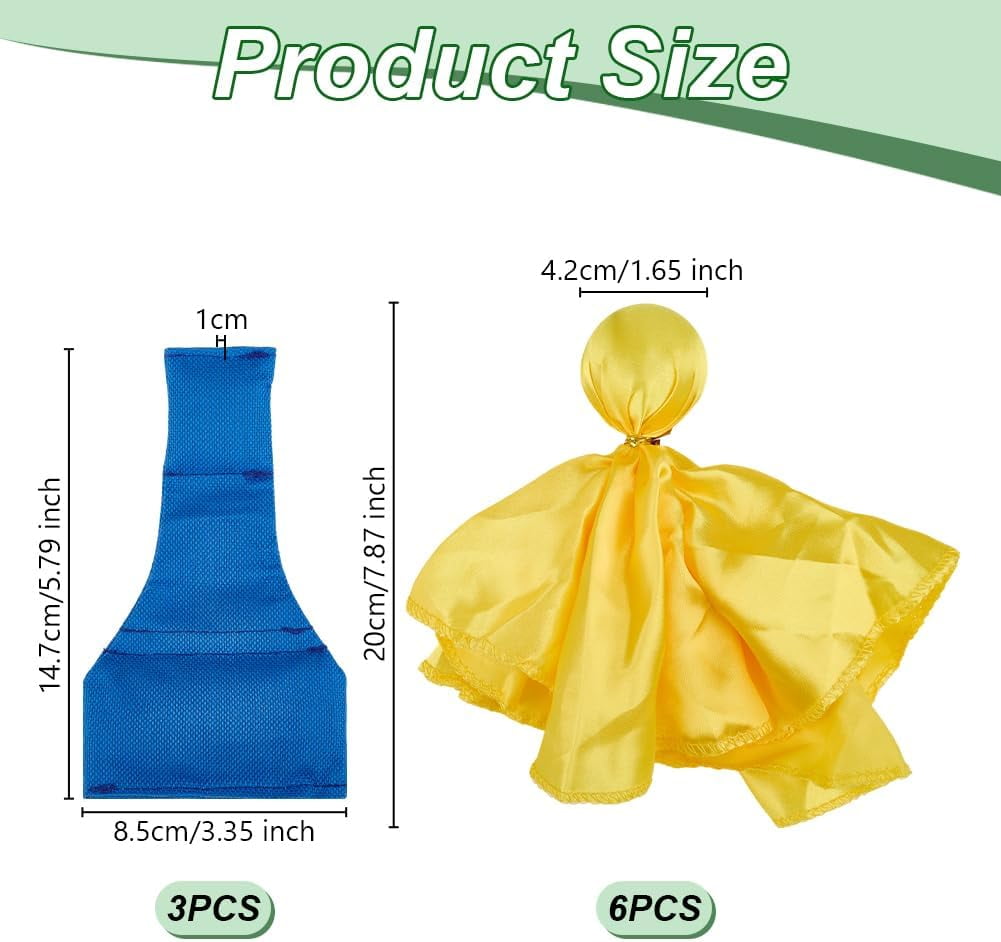 1set 9pcs 2 styles Polyester Penalty Flag Tossing Flag with Rubber Ball ...